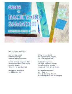 ODEs to Backyard Samadhi- Chez Bernard